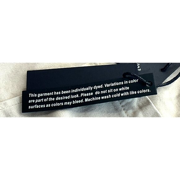 BLANKNYC Exposed Button Twill Self Belted Cargo Shorts Camel Size 28 NWT - Picture 7 of 16